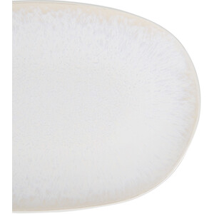 White Textured Serving Platter - White
