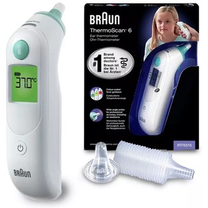 Braun ThermoScan 6 infrared Ear Thermometer - White by Braun