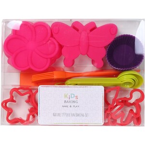 Kids 19 Piece Baking Set - Pink Nature