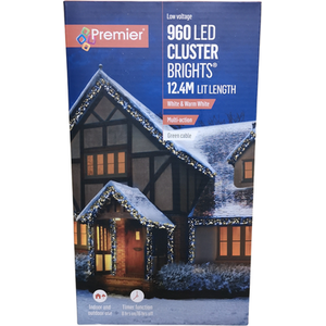 LED Cluster Multi Function Christmas Lights with Timer by Samuel Alexander