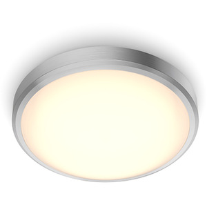 Philips LED Doris Ceiling Light 17W 27K IP44 - Black by Philips