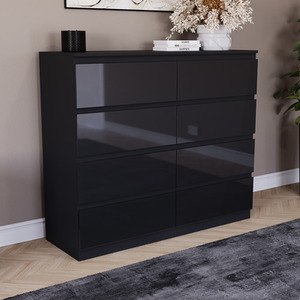 Vida Designs Glinton 4 Piece FSC Bedroom Set - Black by Vida Designs