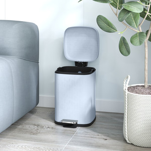 HOMCOM Kitchen Pedal Bin Fingerprint Proof by HOMCOM