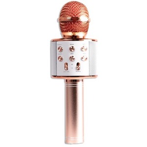 Open Mic Bluetooth Karaoke Microphone - Rose by IJoy