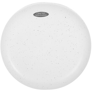 Crafted Serveware Stoneware Plate - White / Small