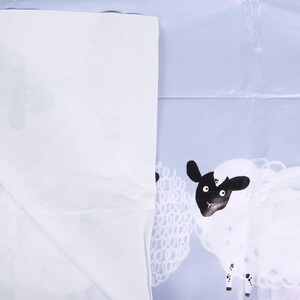 Highland Flock Wipe Clean Tablecloth - Blue