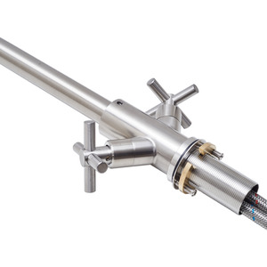 Stainless Steel Dual Handle Kitchen Tap by Livingandhome