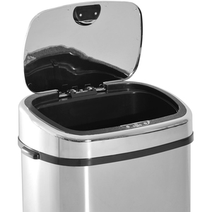 HOMCOM Sensor Bin 68L Automatic Kitchen Waste - Silver by HOMCOM