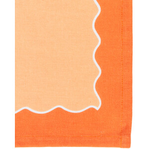 Pack of 4 Wave Edge Napkins - Multicolour