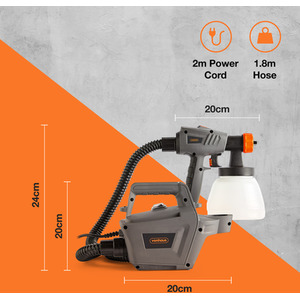 800W Electric Paint Sprayer - Grey by VonHaus