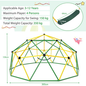 Geometric Dome Climber Playground Set by GAINOOM