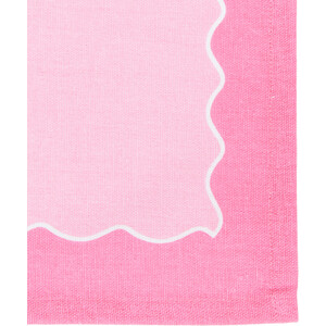 Pack of 4 Wave Edge Napkins - Multicolour