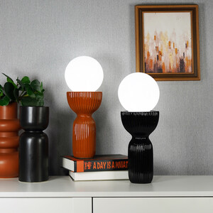 Evren Table Lamp - Rust