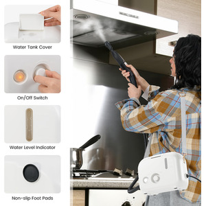 1600W Portable Steam Cleaner - White by Costway