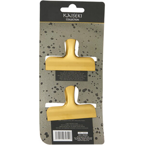 Pack of 2 Kaiseki Coffee Bag Clips - Gold