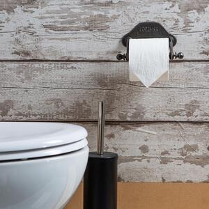 W180mm Industrial Toilet Roll Holder Raw - Raw by Hammer and Tongs