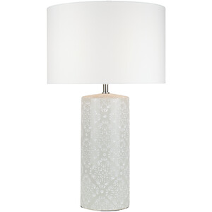 Cressida Table Lamp - Cream and White