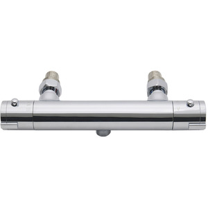 Thermostatic Shower Mixer Temperature Control Valve - Silver by Livingandhome