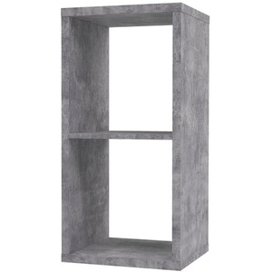 Mauro 1-Shelf Unit - Concrete Grey by Furniture To Go