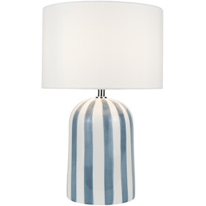 Roisin Table Lamp - Blue and White