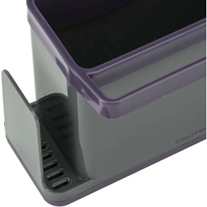 CALITEK Sink Caddy Washing Up Organiser with Removable Drip Tray - Purple by Calitek