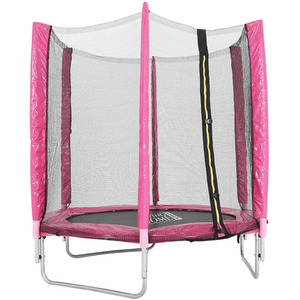 Children's Trampoline with Safety Net and Enclosure by Livingandhome