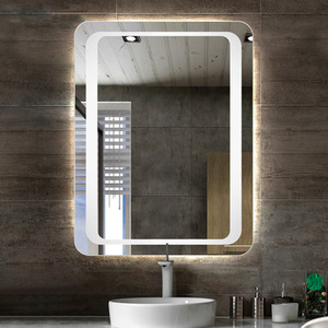 Anti-Fog LED Bathroom Mirror - Silver by Livingandhome
