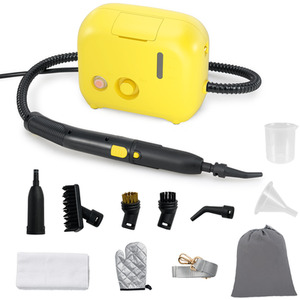 1600W Portable Steam Cleaner - Yellow by Costway
