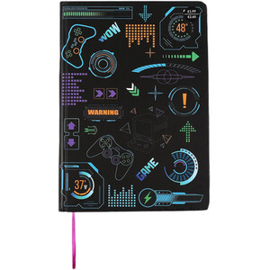 Game Time A5 Notebook - Black