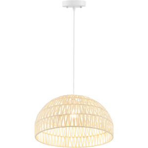 Costway Paper Pendant Light Fixture Dome Ceiling Light - Beige by Costway