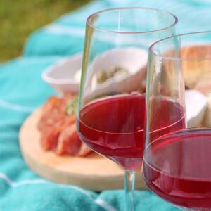 Reusable Plastic Wine Glasses - 500ml - Clear / 12 by Argon Tableware