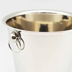 4 Litre Stainless Steel Ice Bucket - Silver by Rink Drink