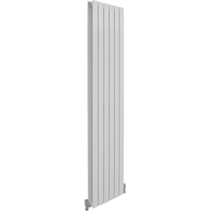 Designer Flat Panel Radiators Gloss White 1600mm x 420mm - Gloss White by Monstershop