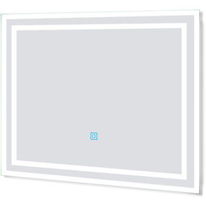 Illuminated LED Bathroom Mirror with Demister Pad - White / 60cm by AicaBathroom