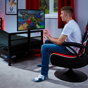 X Rocker Basecamp Single TV Gaming Bed - Black by X Rocker