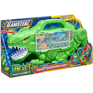 Teamsterz Beast Machines Dino Destroyer with 4 Pieces - Green