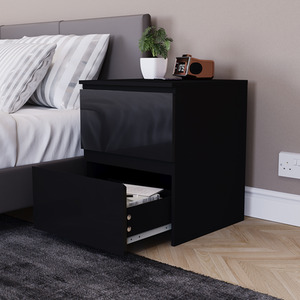 Vida Designs Glinton 3 Piece FSC Certified Bedroom Set - Black by Vida Designs