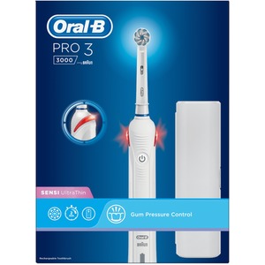Oral B Pro 3 3000 Electric Toothbrush - White by Oral-B