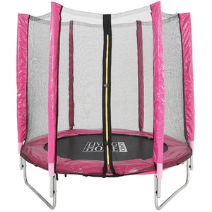 Children's Trampoline with Safety Net and Enclosure by Livingandhome