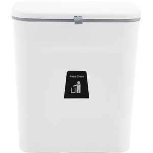 Kitchen Compost Bin for Countertop or Under Sink Hanging Small Trash Can by Livingandhome