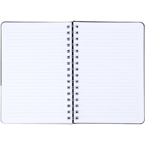 Black & Grey Stitched A5 Wiro Notebook