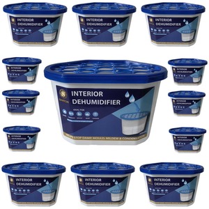 500ml Moisture Absorber Dehumidifier for for Damp, Mould, Moisture by Shatchi