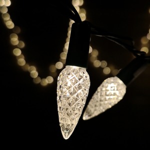 Multi action Pine Cone Christmas Lights - Warm White by Samuel Alexander
