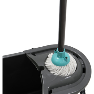 15 Litre Recycled Plastic Mop Bucket - Grey by JVL