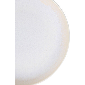 White Textured Serving Bowl - White