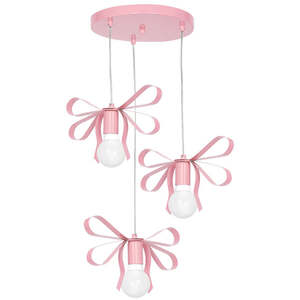 Milagro Pendant Lamp Emma Pink 3XE27 - Pink by Milagro
