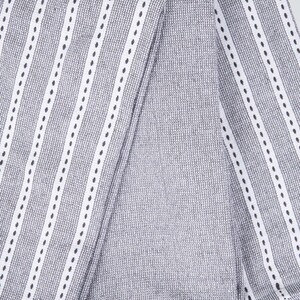 Pack of 3 Cotton Terry Towels - Steel Grey