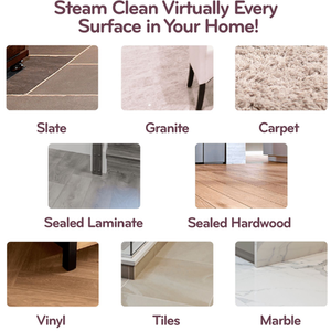 H2O HD Pro Steam Mop and Handheld Steam Cleaner - Black and Green by H2o