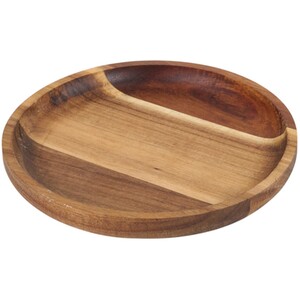 Acacia Wood Serving Platter - Natural / Round