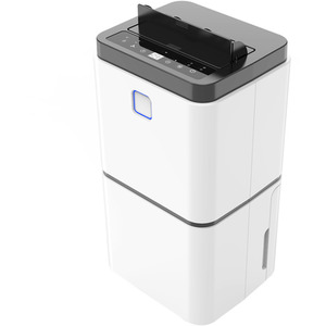 Auto-Off Coloured LED Quiet Dehumidifiers by Livingandhome